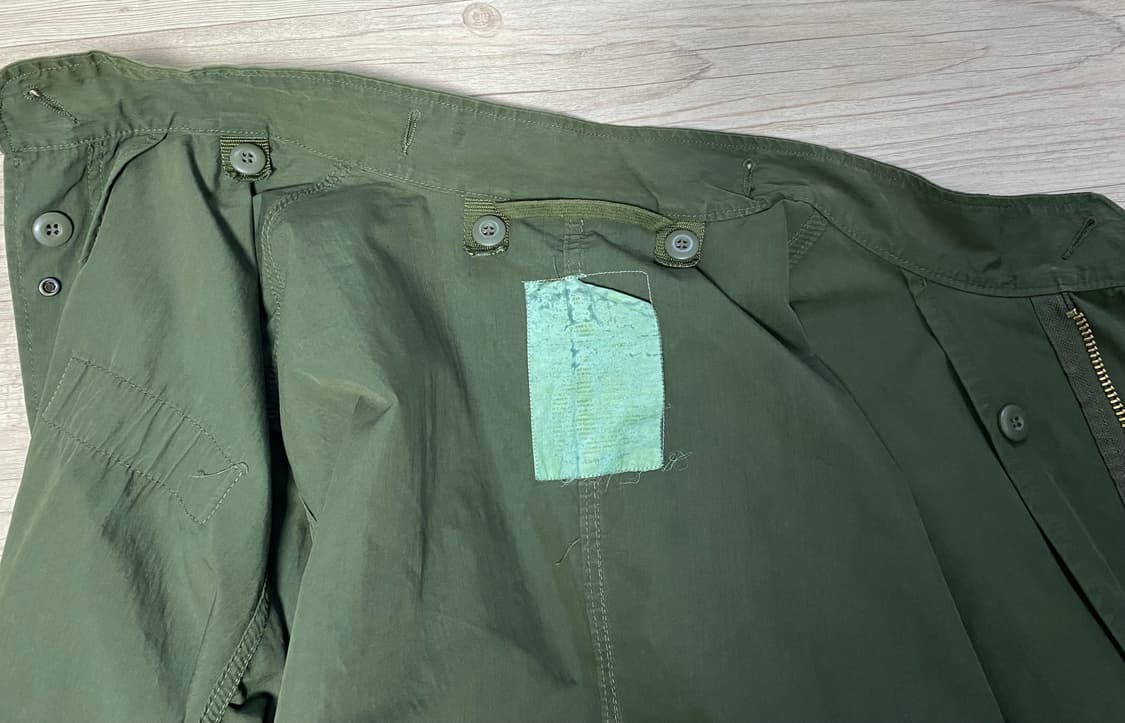 [s] 밀텍 m65 피쉬테일 자켓 개파카 올리브 상품이미지2