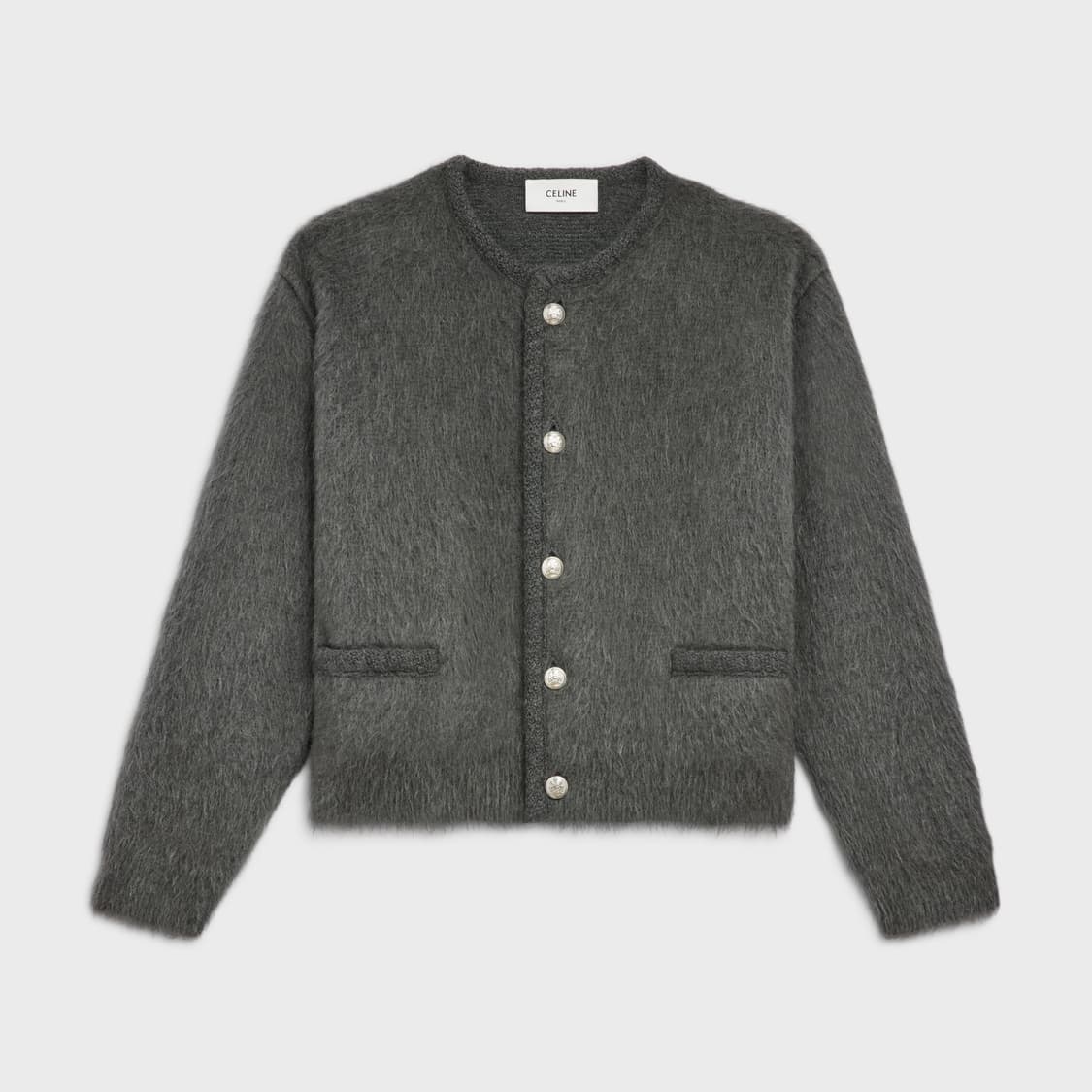 [박보검님 착용] 셀린느 24ss 브러시드 모헤어 가디건 상품이미지1
