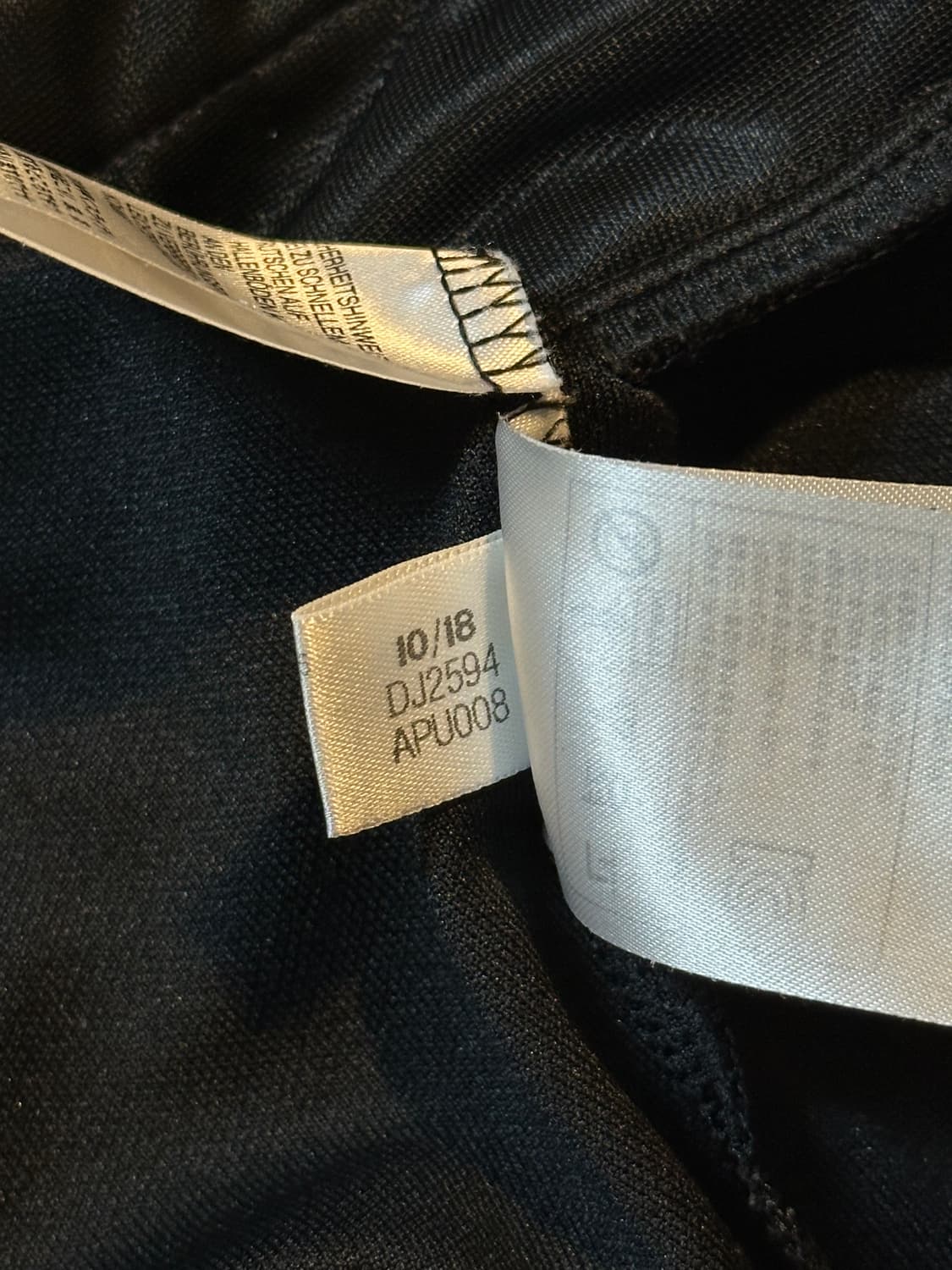 아디다스 ADIDAS 삼각로고 트랙탑 져지 블랙 상품이미지7