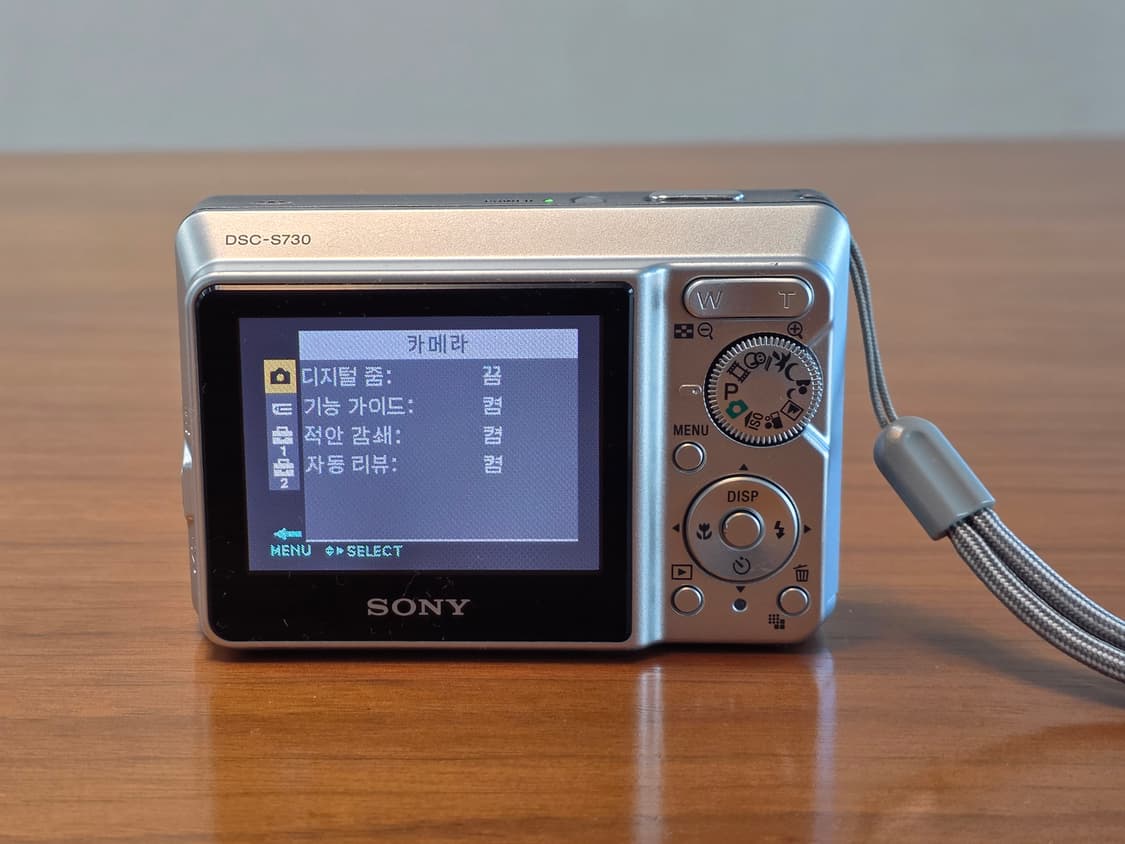 소니 사이버샷 S730 빈티지 디카 (작례) 상품이미지4