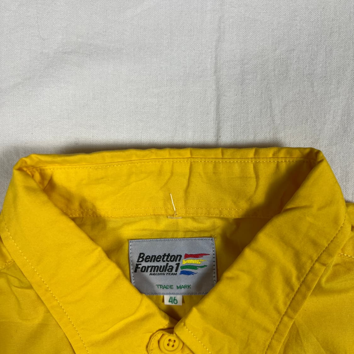 90‘s 베네통포뮬러1 benetton f1 빅로고 반팔 셔츠 남방 상품이미지6