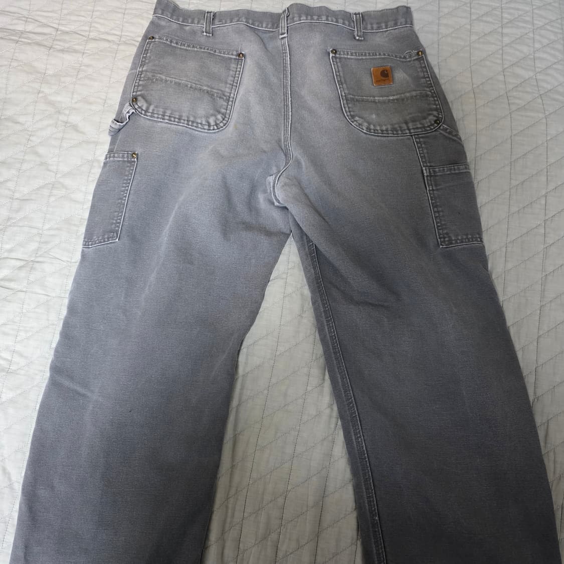 [38X34] 빈티지 칼하트 더블니 B136 GVL 오일 팬츠 G-4 상품이미지4