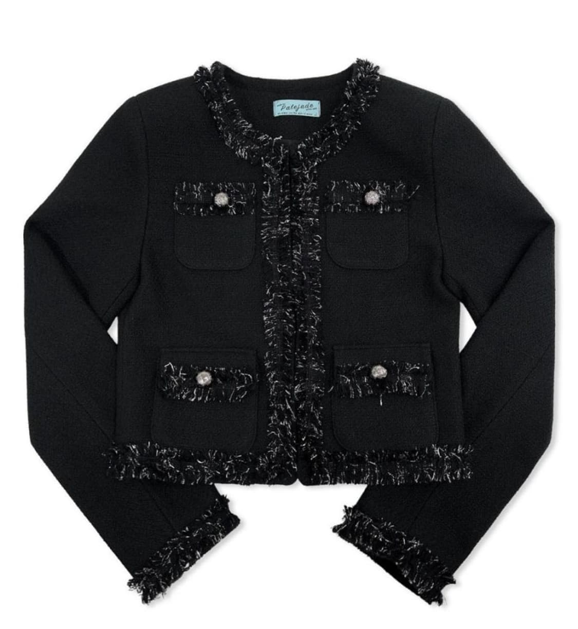 페일제이드 - 글로우 트위드 자켓 블랙 상품이미지2