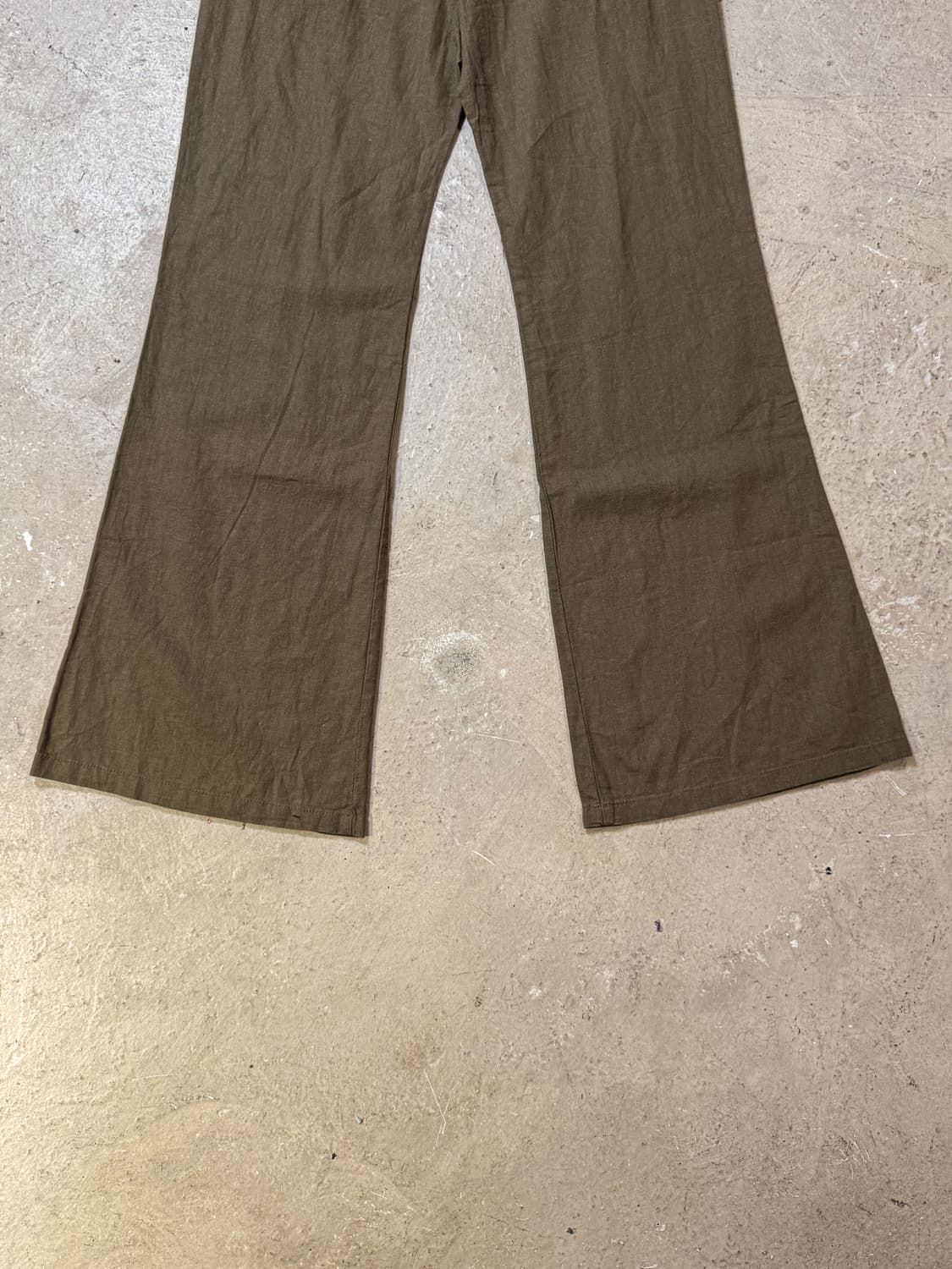 Brown Zip Cargo flare pants 상품이미지9