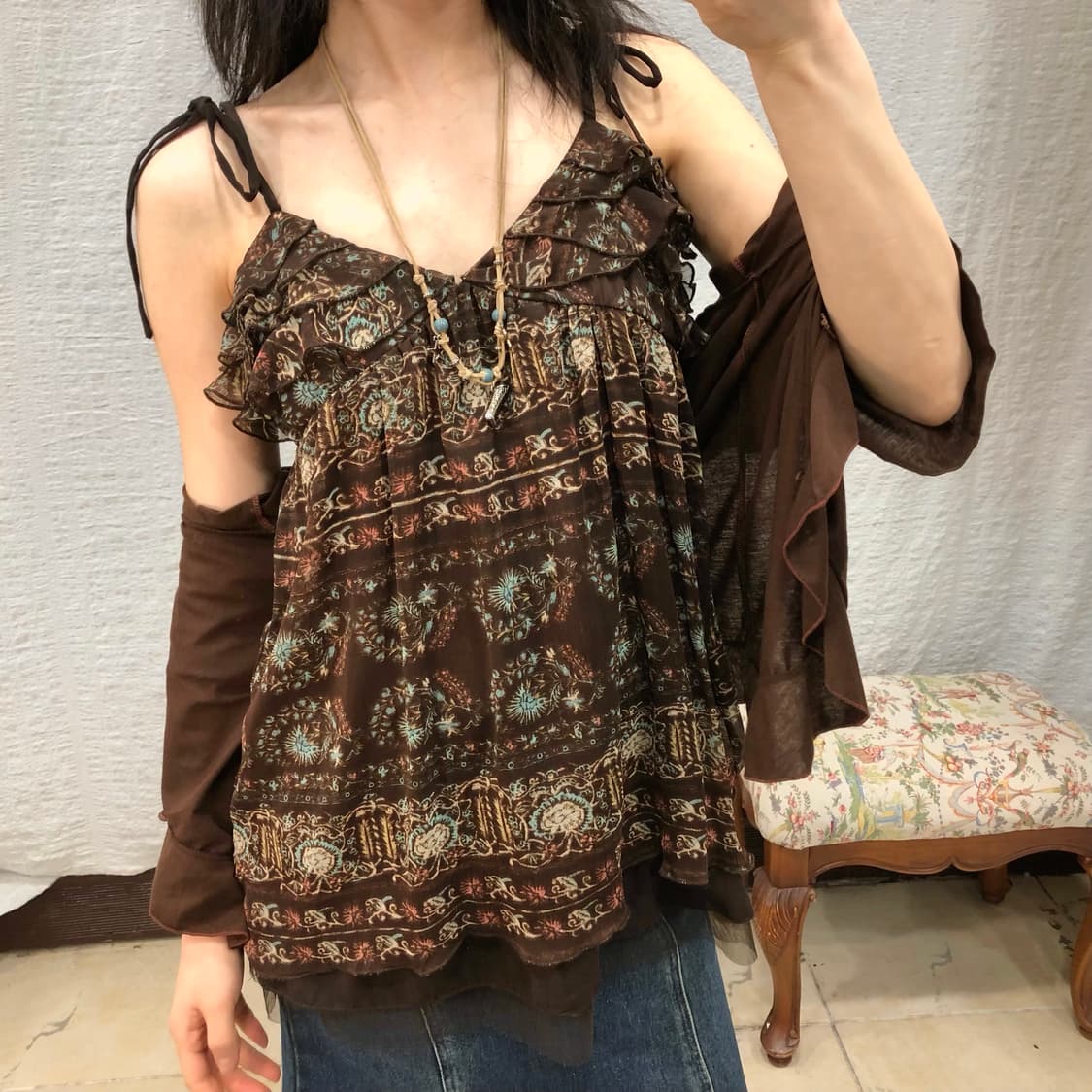 bohemian drift bustier 상품이미지3