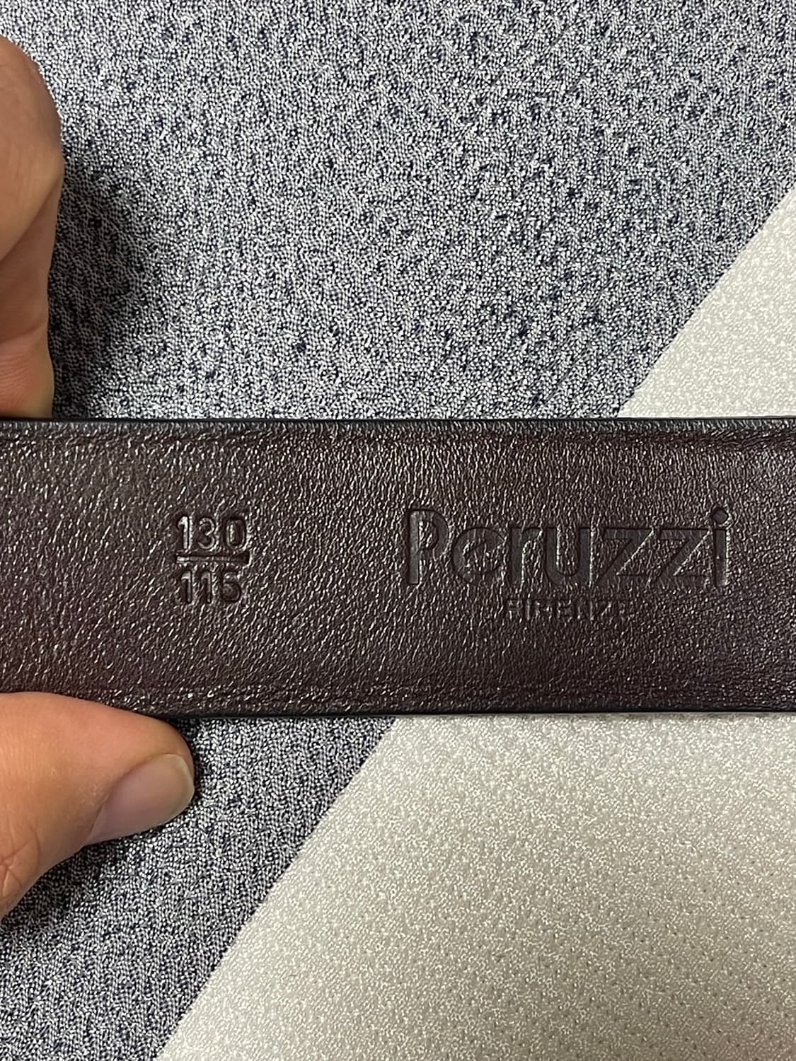 페루찌(Peruzzi) 피렌체 이탈리아 가죽 벨트 29-32인치 상품이미지8