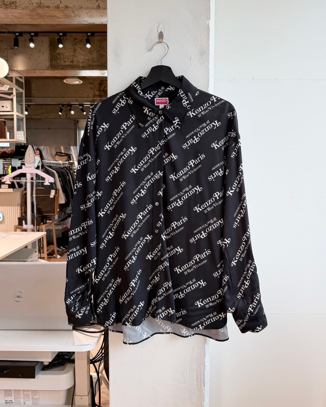 겐조 블랙 로고 베르디 파리 에디션 셔츠 상품이미지2