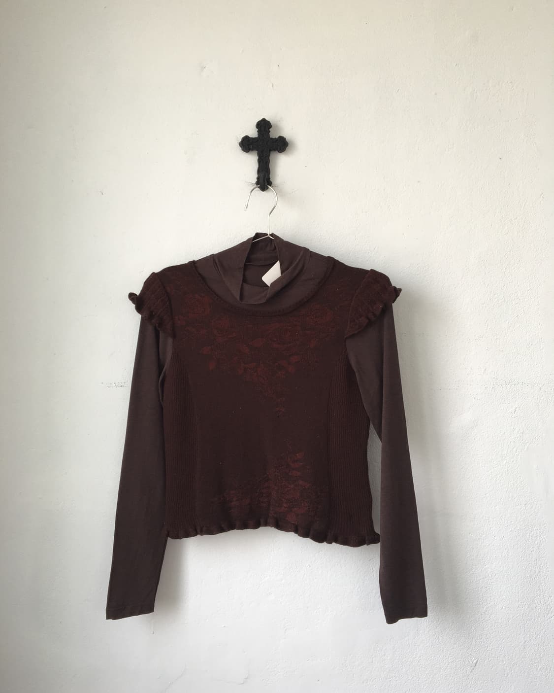 Knit layered high neck sleeve 상품이미지2