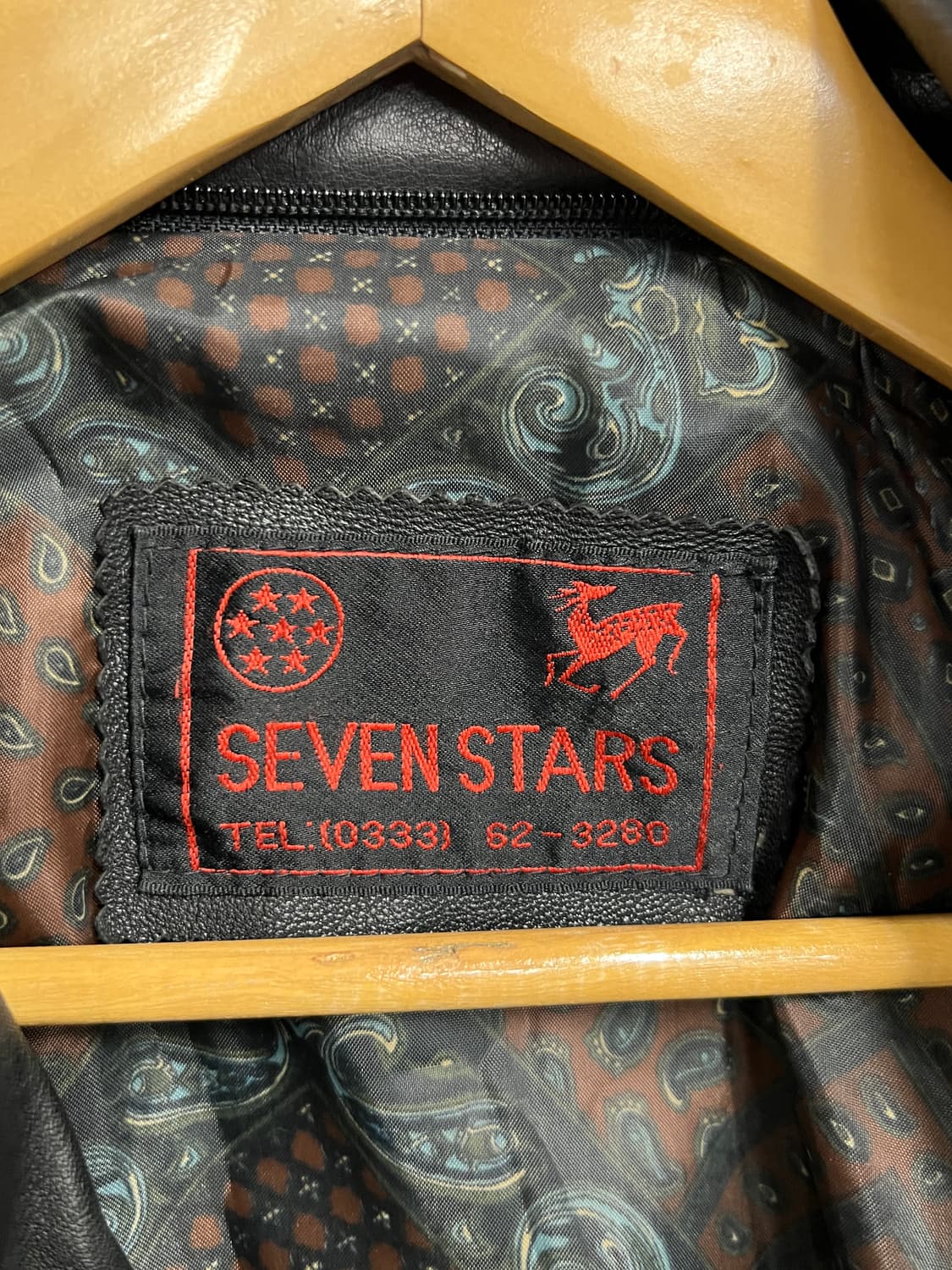 90‘s Vitnage 세븐스타 빈티지 사파리 양가죽 레더 자켓 상품이미지5