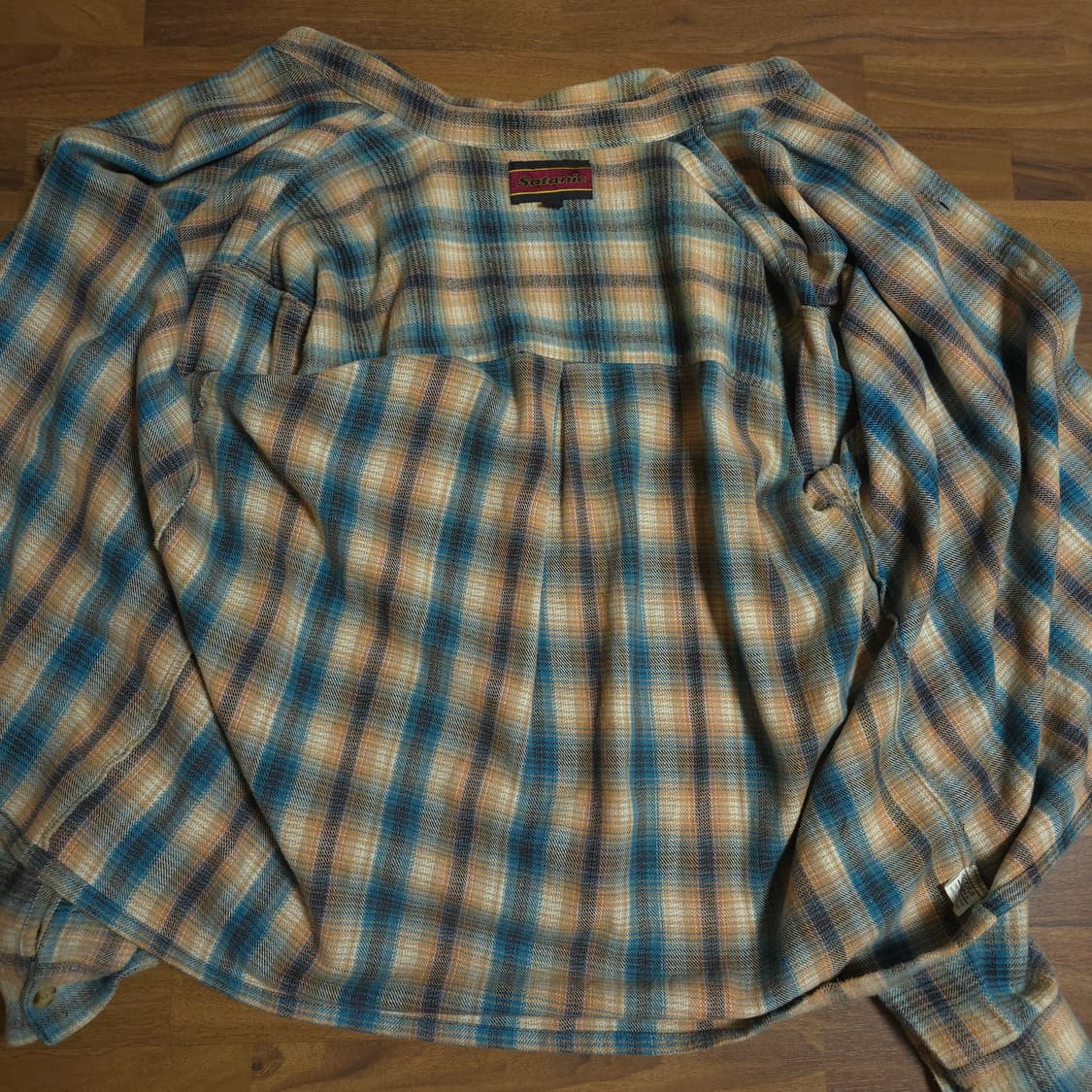 [2XL]빈티지 플란넬 셔츠 세인트미카엘 상품이미지4
