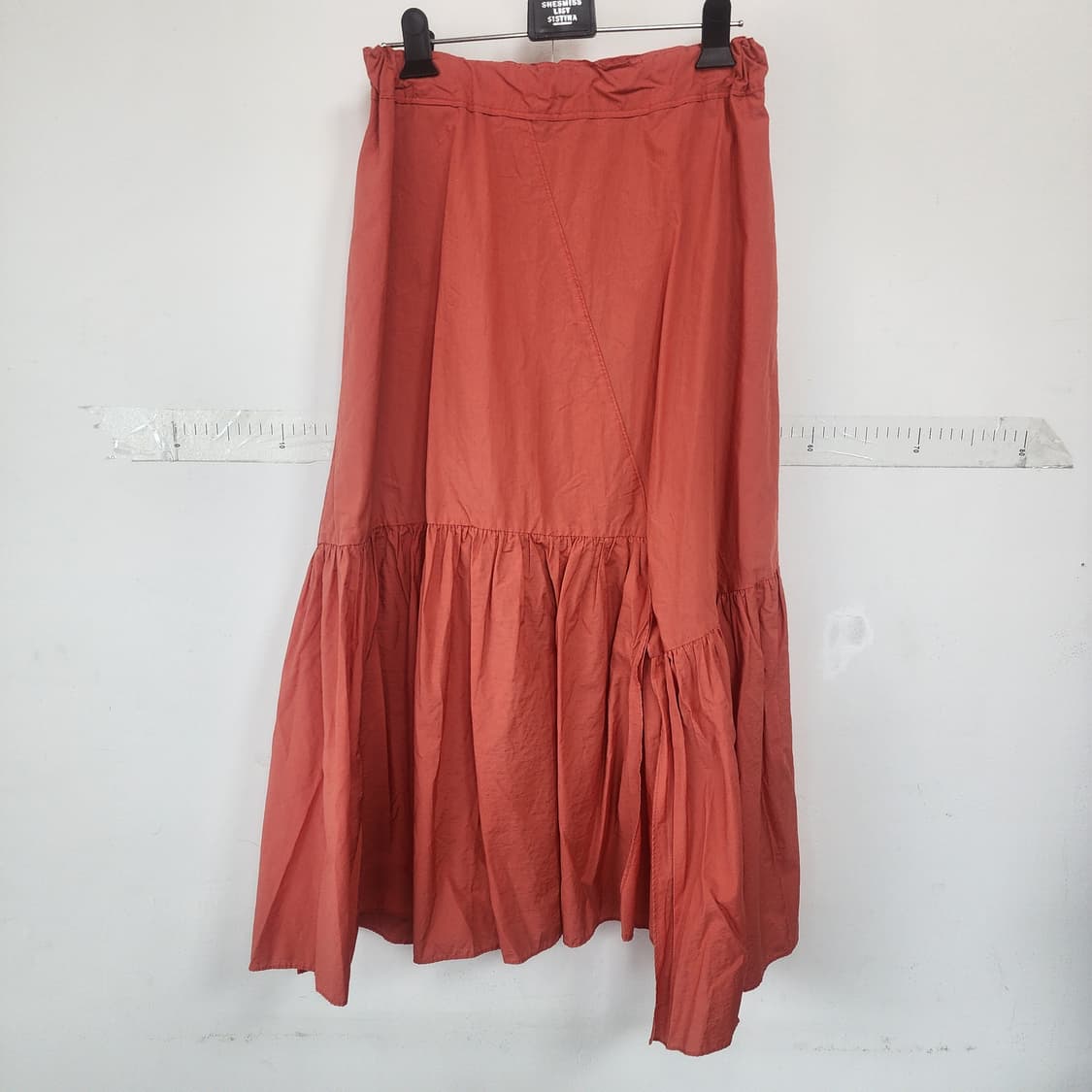 시스템 오렌지 롱 프릴 스커트 상품이미지6