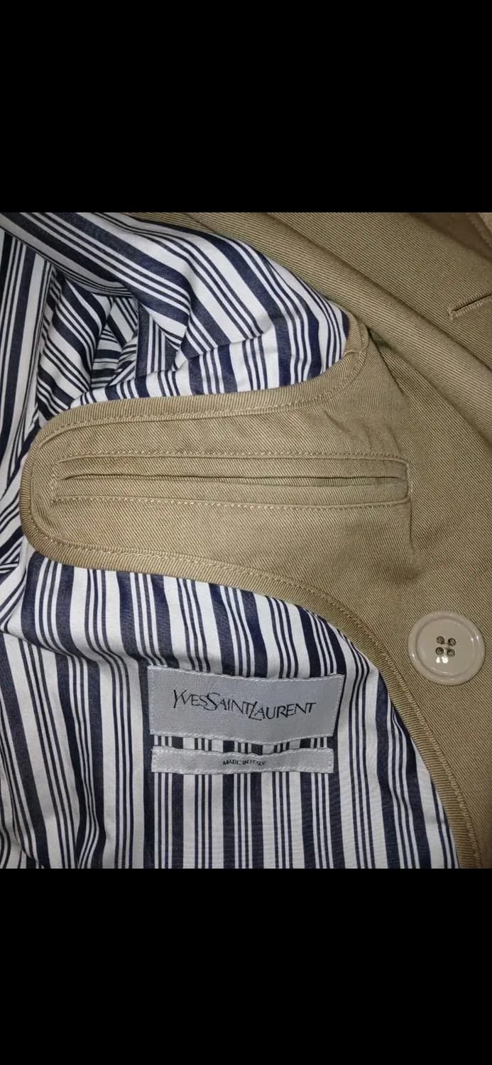 YSL rive gauche HEAVY COTTON TRENCH COAT 상품이미지9