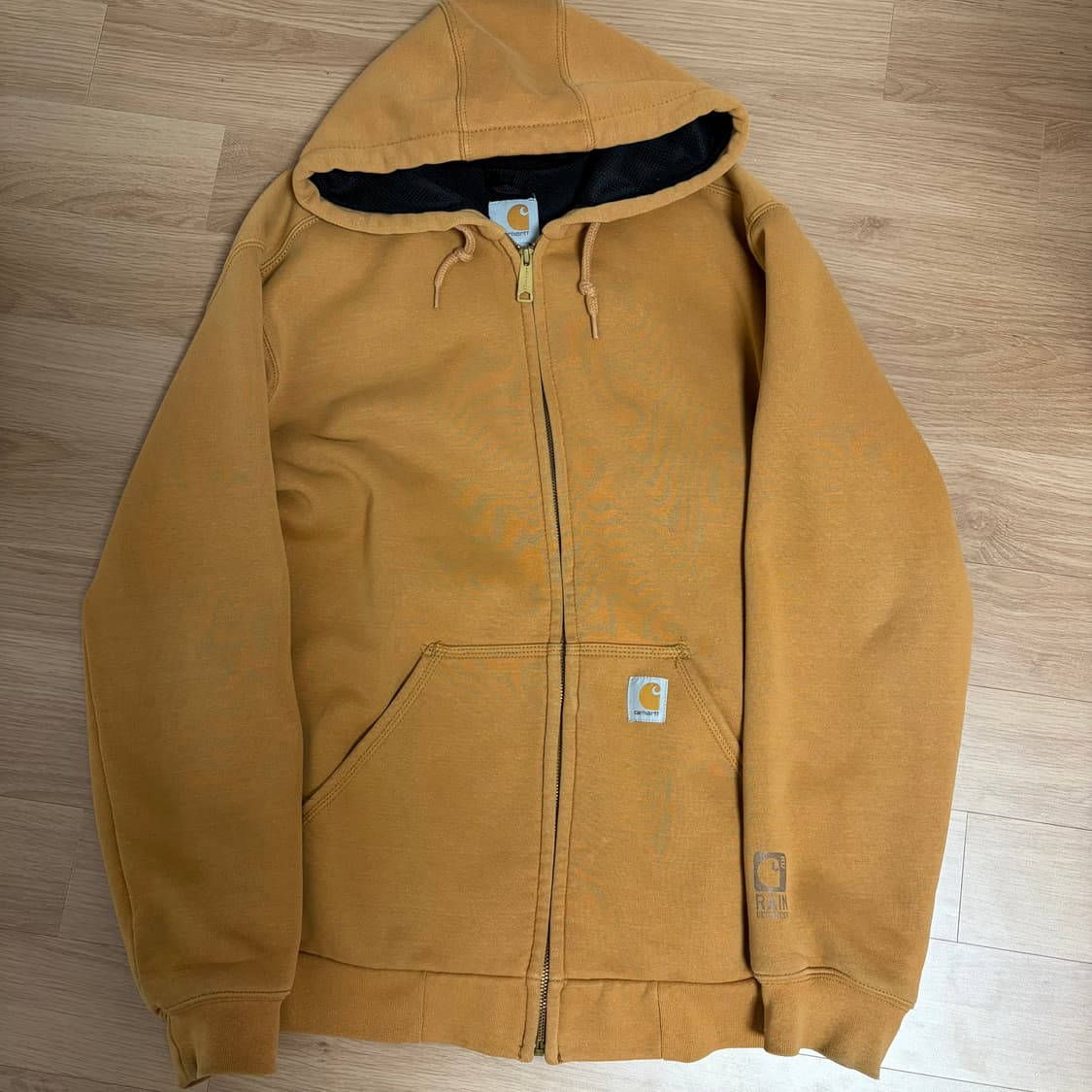 칼하트 빈티지 된장 브라운 레인디펜더 써멀 후드집업 후집 판매합니다 상품이미지1