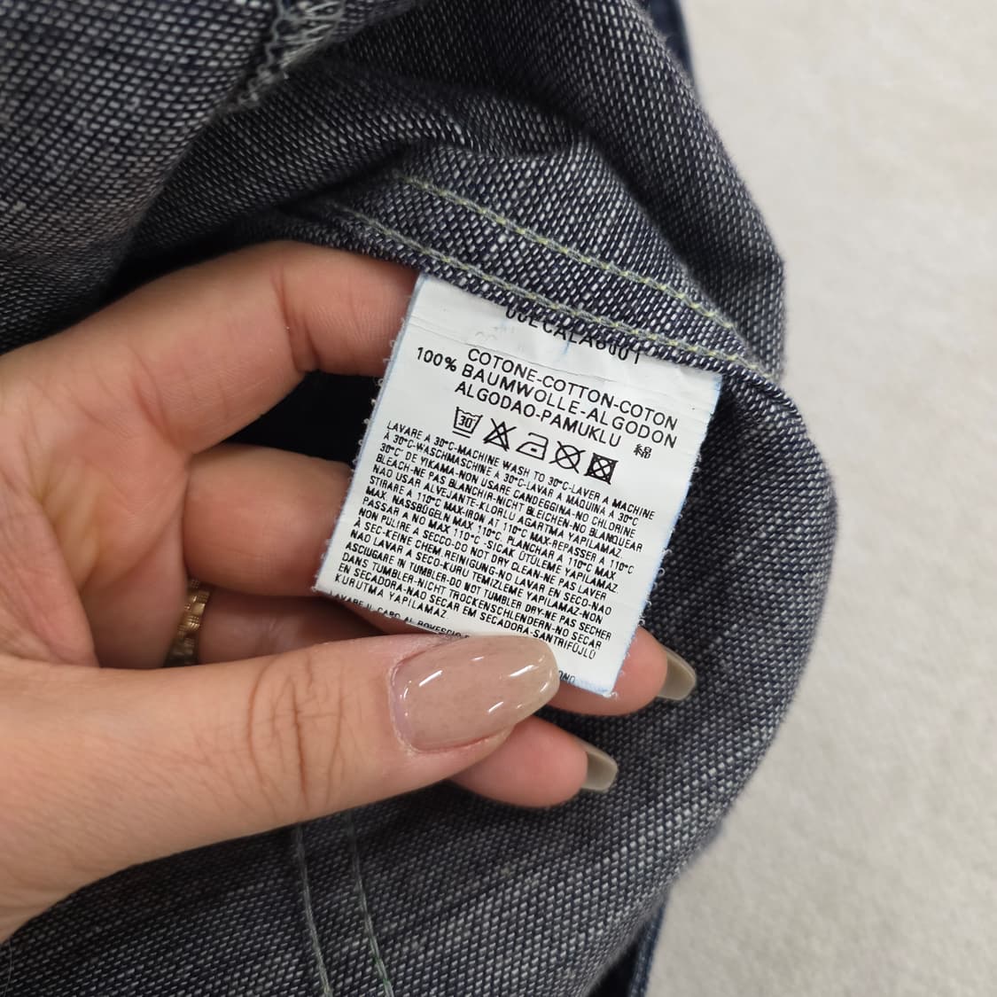 [M] 디젤 빈티지 데님 바이커 자켓 0219J 상품이미지4