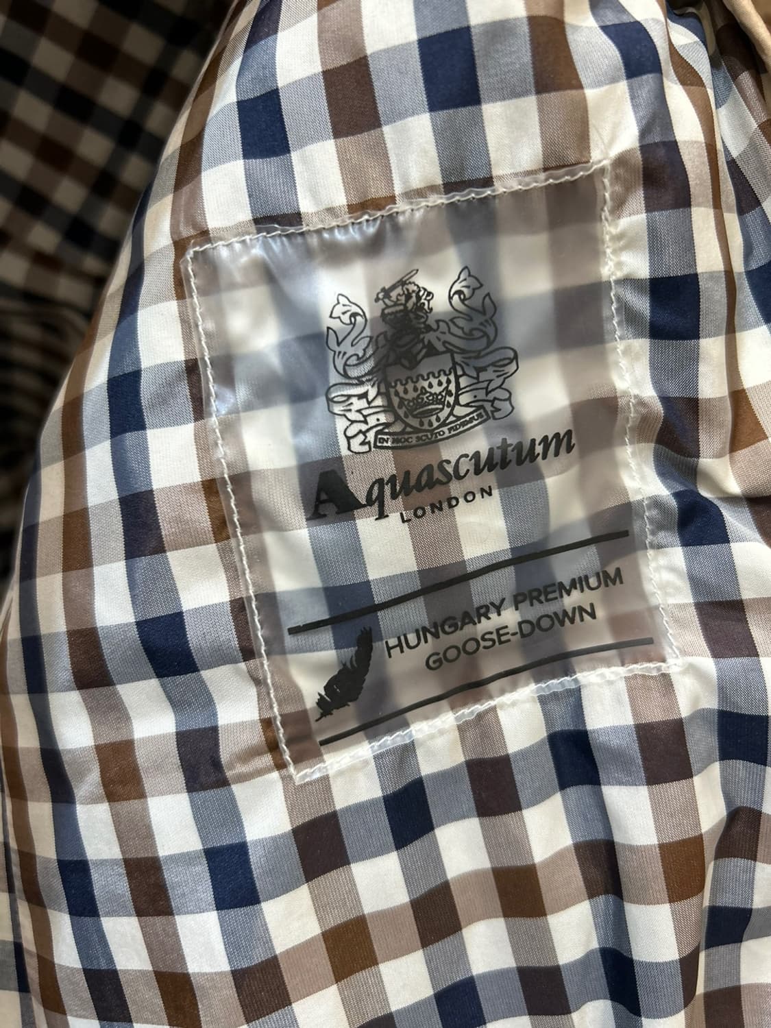 아쿠아스큐텀 퀄팅 자켓 상품이미지4