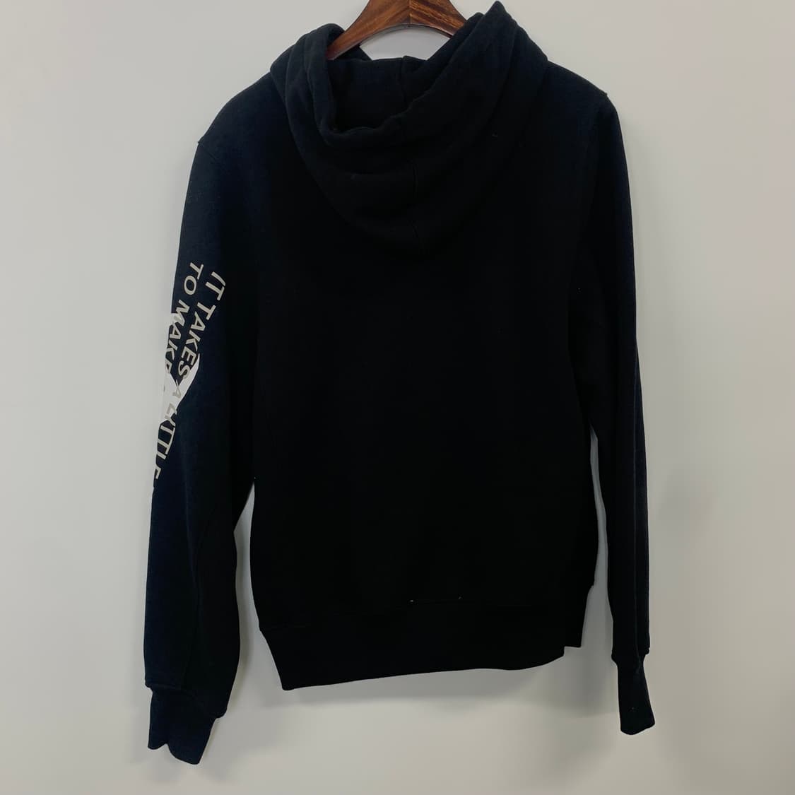 챔피온 스펠아웃 블랙 후드티 상품이미지3