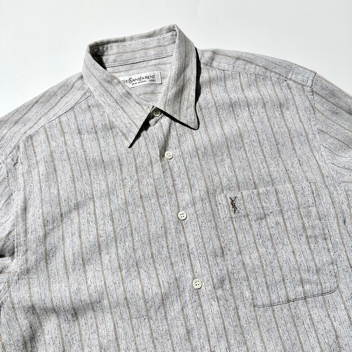 입생로랑 스트라이프 셔츠 상품이미지3