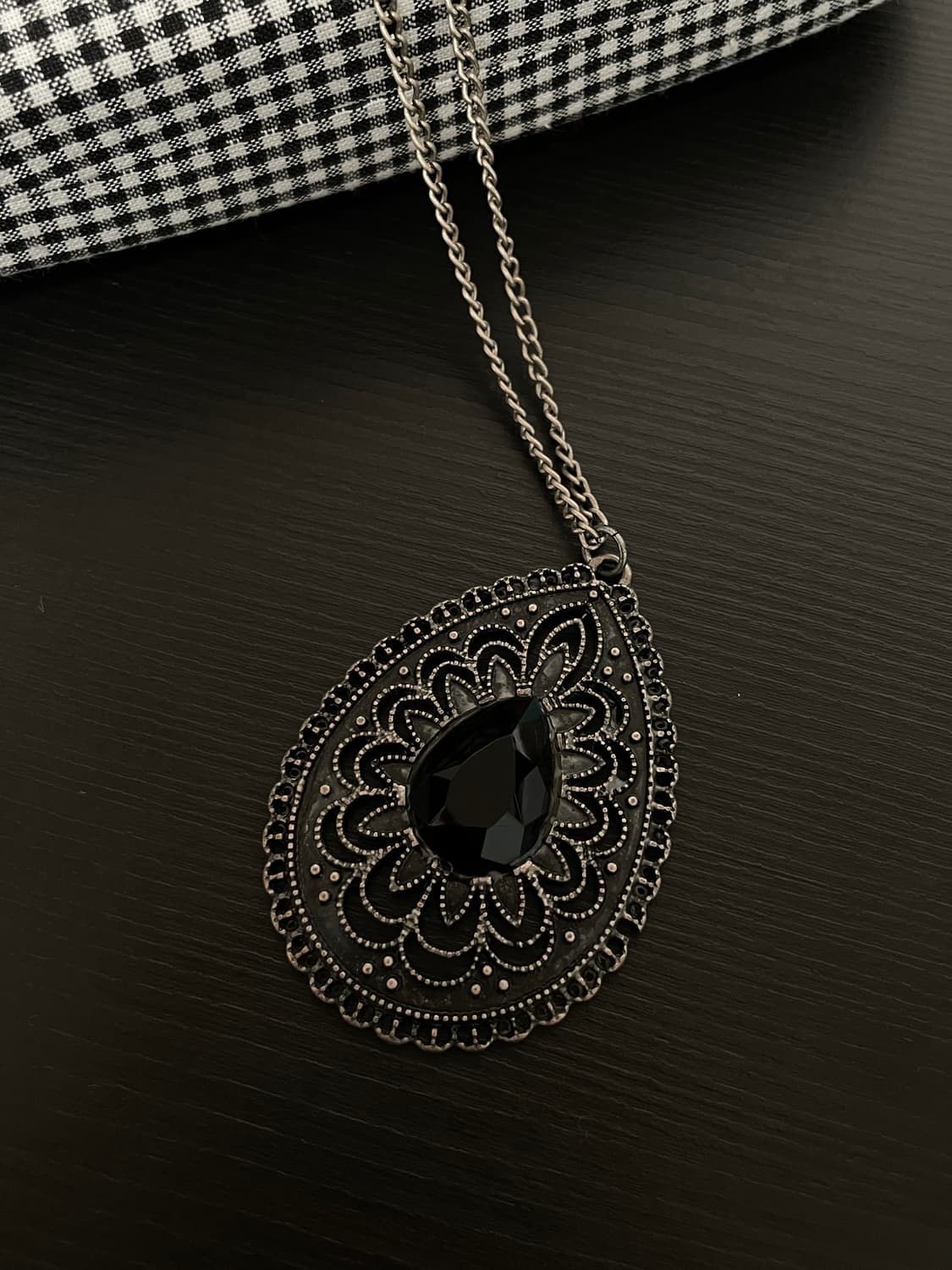 빈티지 오리엔탈 페어리 모리 물방울 목걸이 상품이미지1