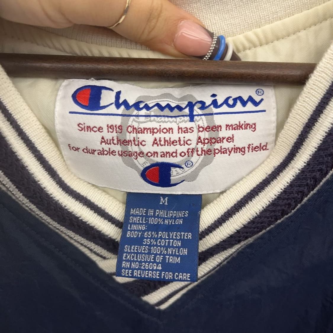 챔피온 90s 올드스쿨 일리노이주 오버핏 웜업 바람막이 M C07853 상품이미지5