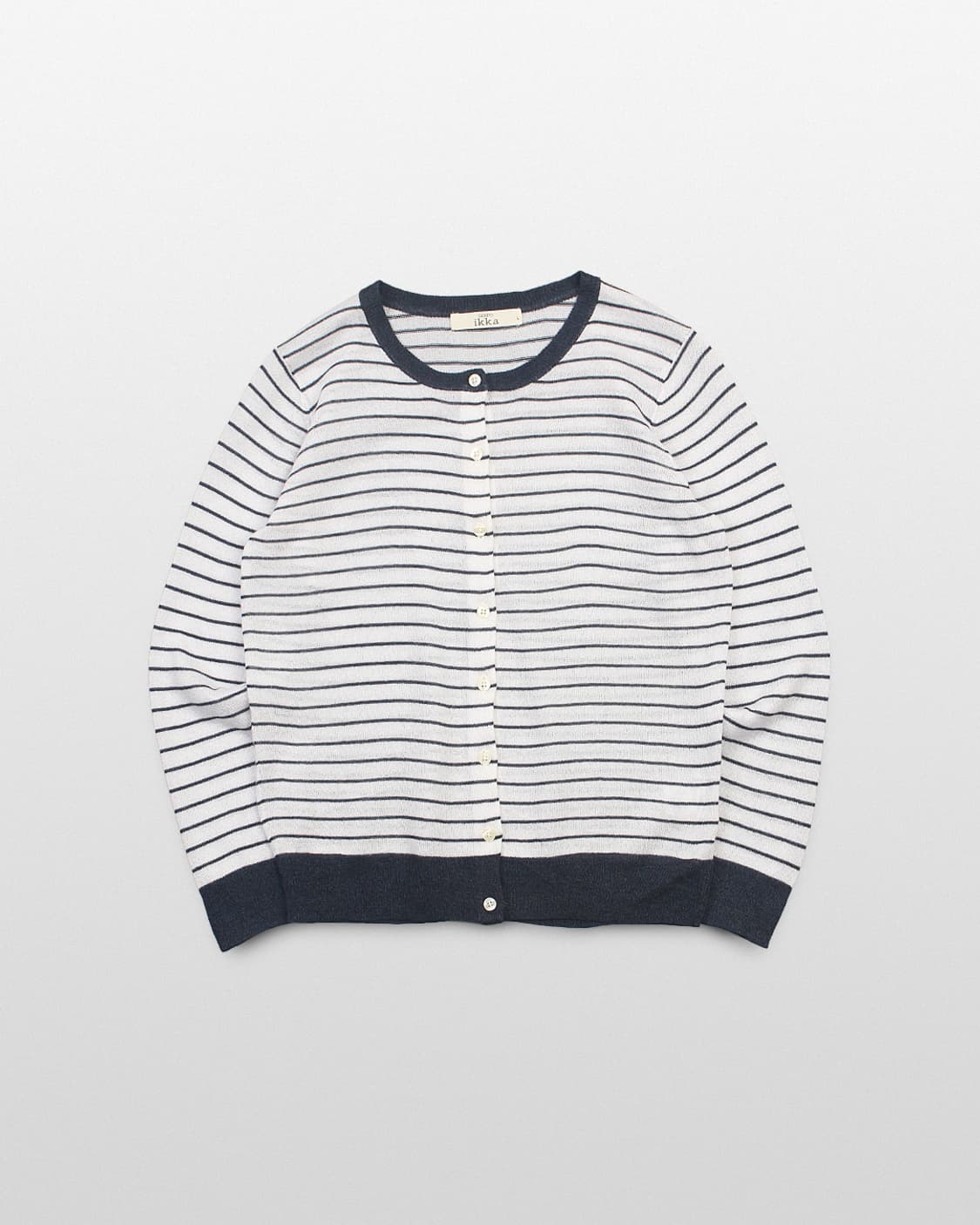 IKKA Border Stripe Cardigan 상품이미지1