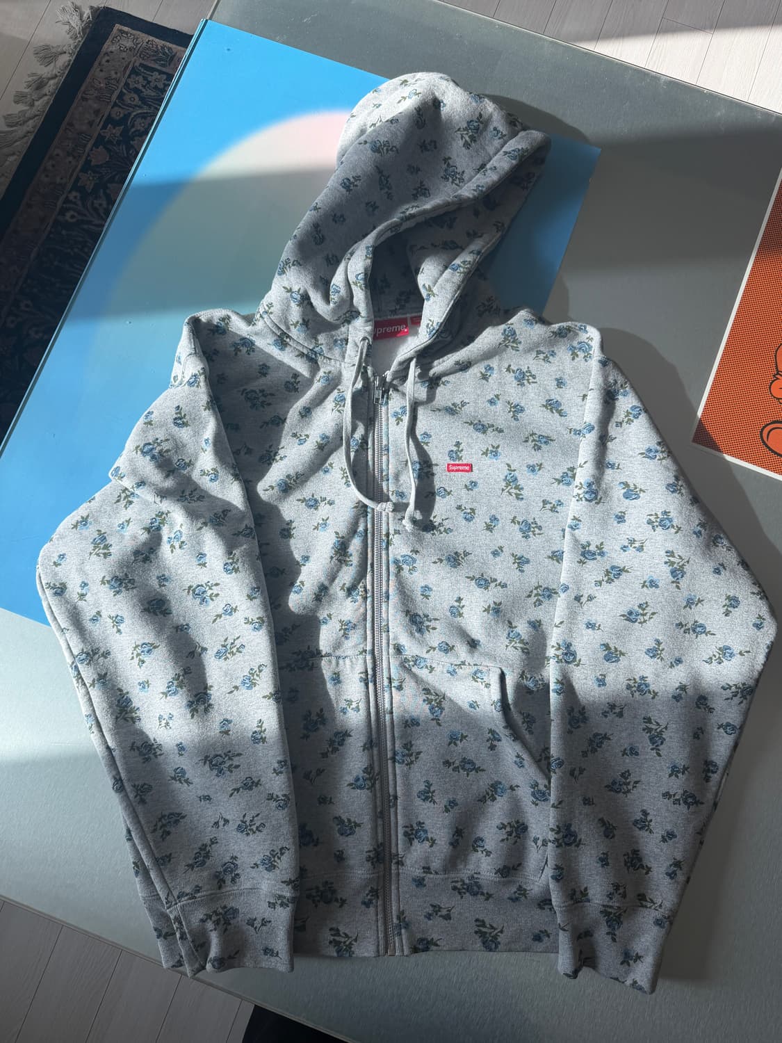 SUPREME 플로럴 프린트 후드 집업 상품이미지1