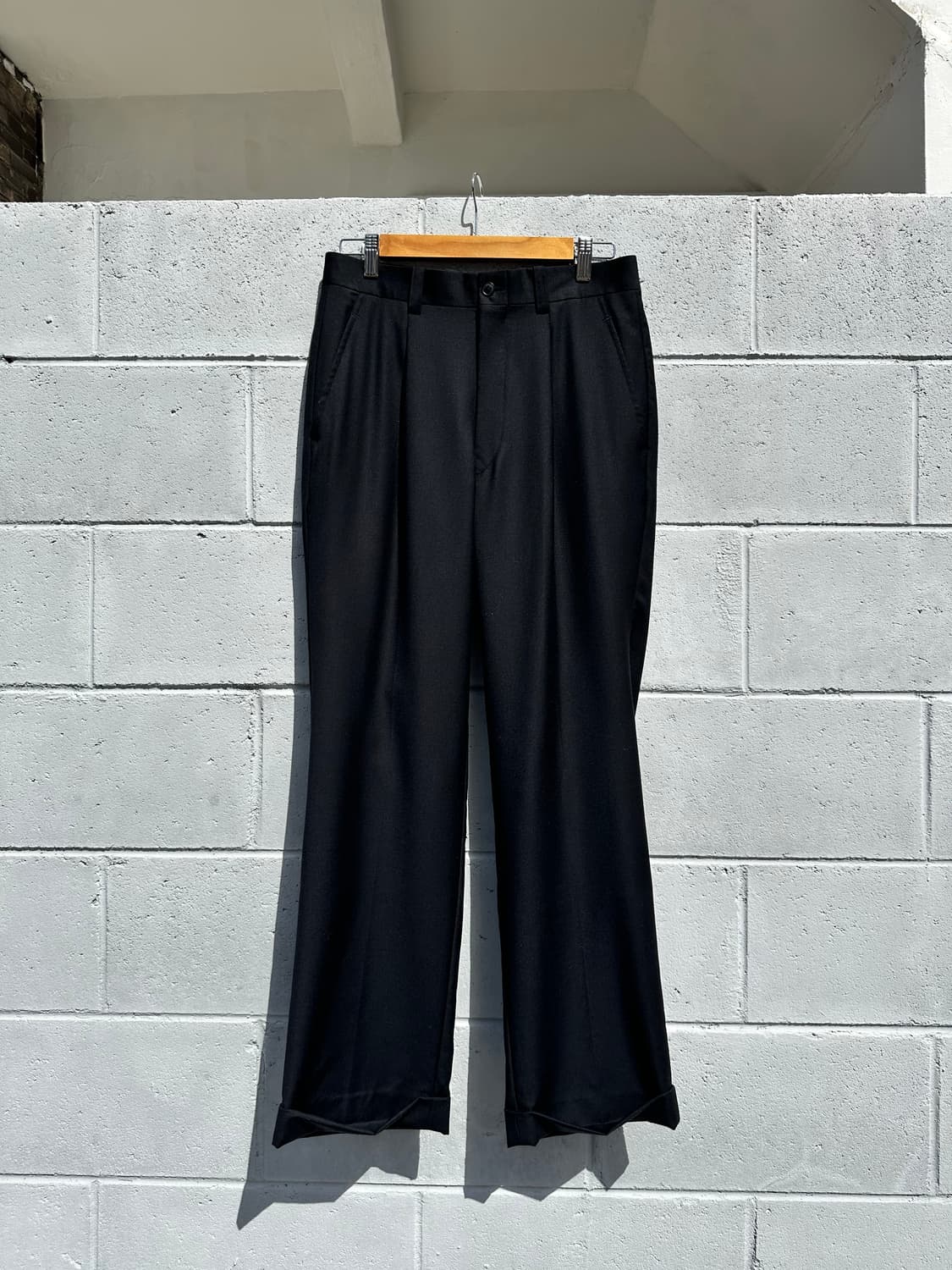 예거 블랙 카브라 슬랙스 상품이미지1