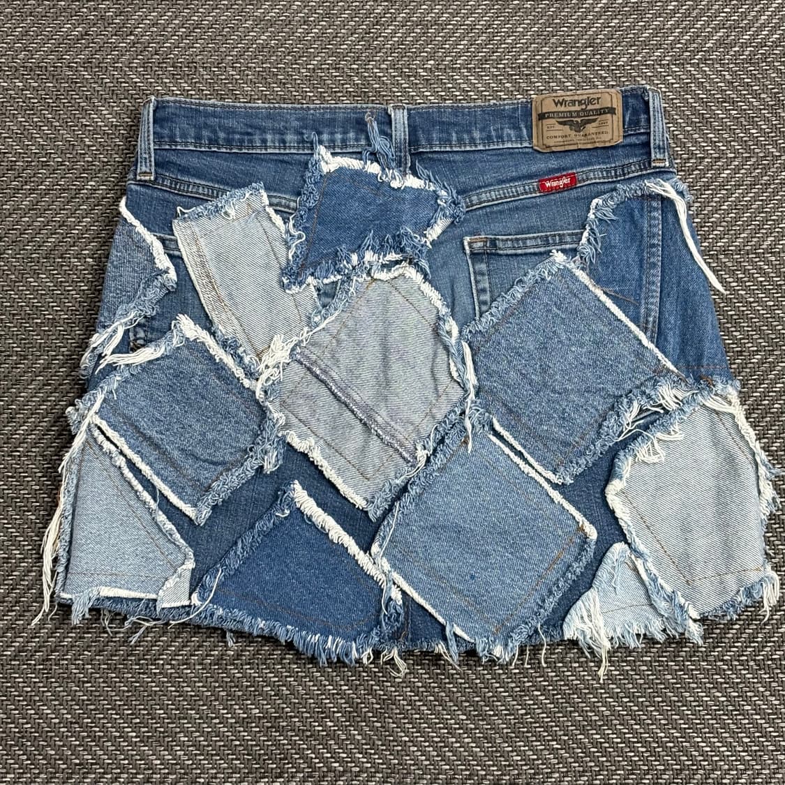 랭글러 지퍼 디테일 데님 커스텀 스커트 V0576 상품이미지2