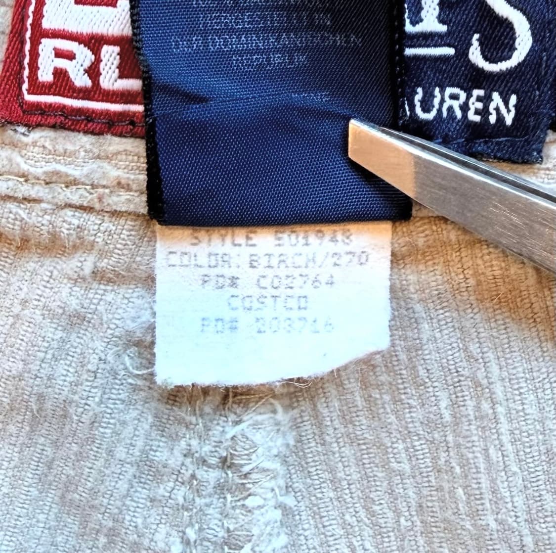 폴로랄프로렌 코듀로이 클래식 팬츠 상품이미지9