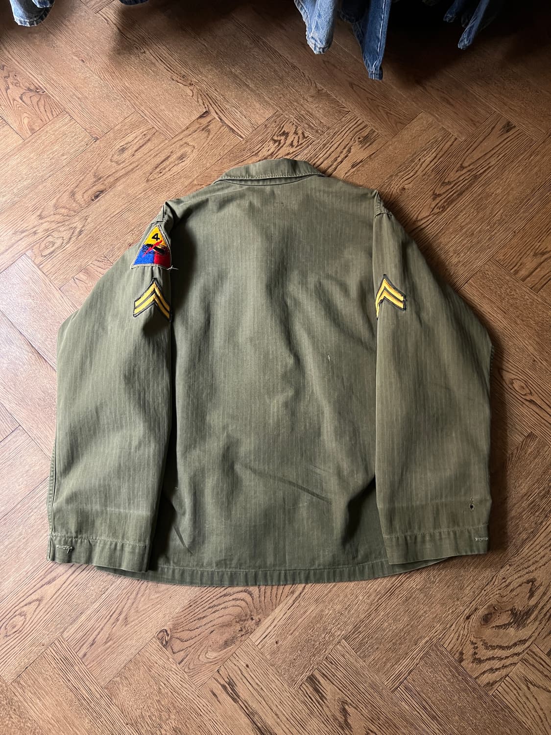 [38R]40's 오리지널 U.S ARMY M-47 HBT 셔츠 상품이미지8