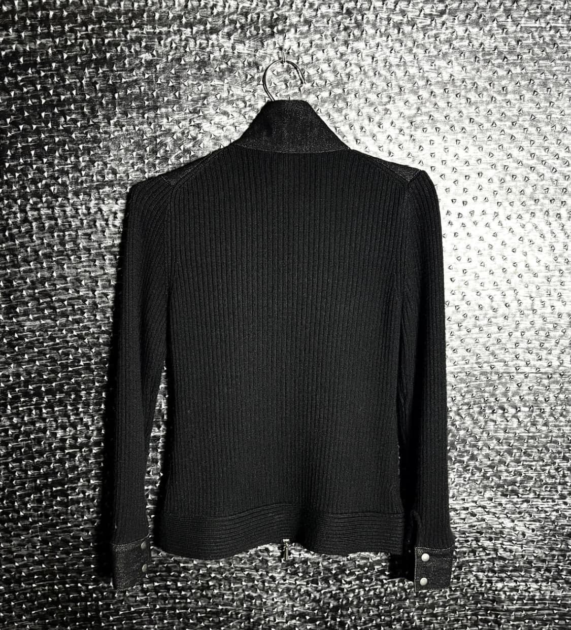 투웨이 비즈 니트집업 상품이미지2