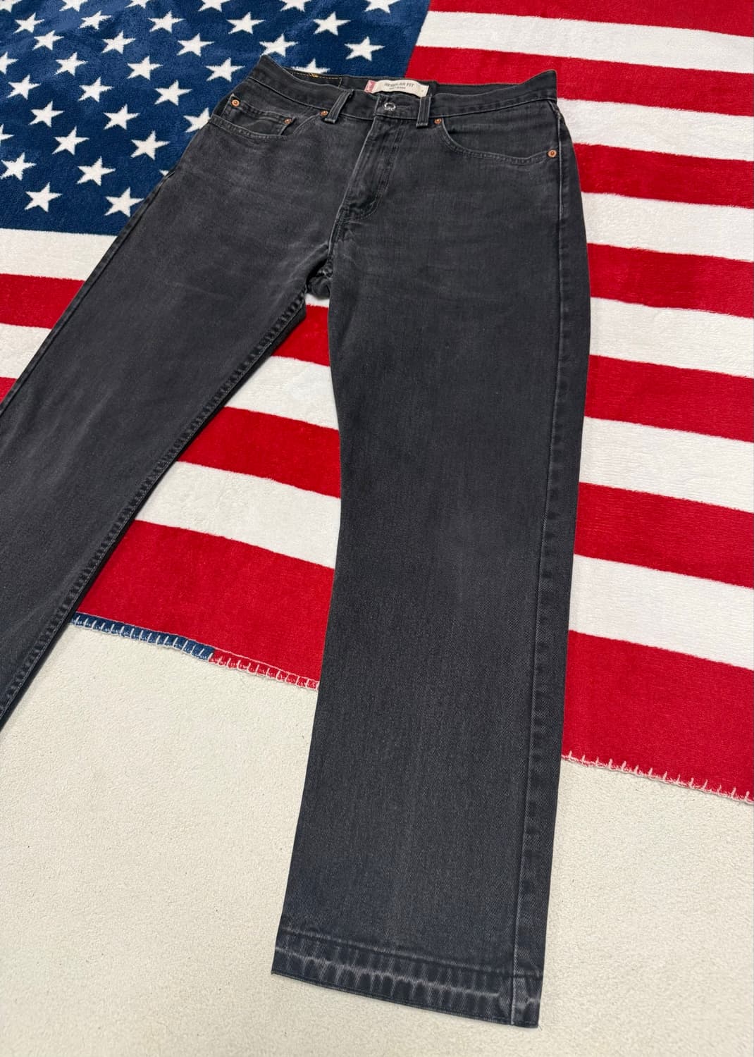 리바이스 505 빈티지 블랙 데님 팬츠 00s Levi’s [32] 상품이미지8