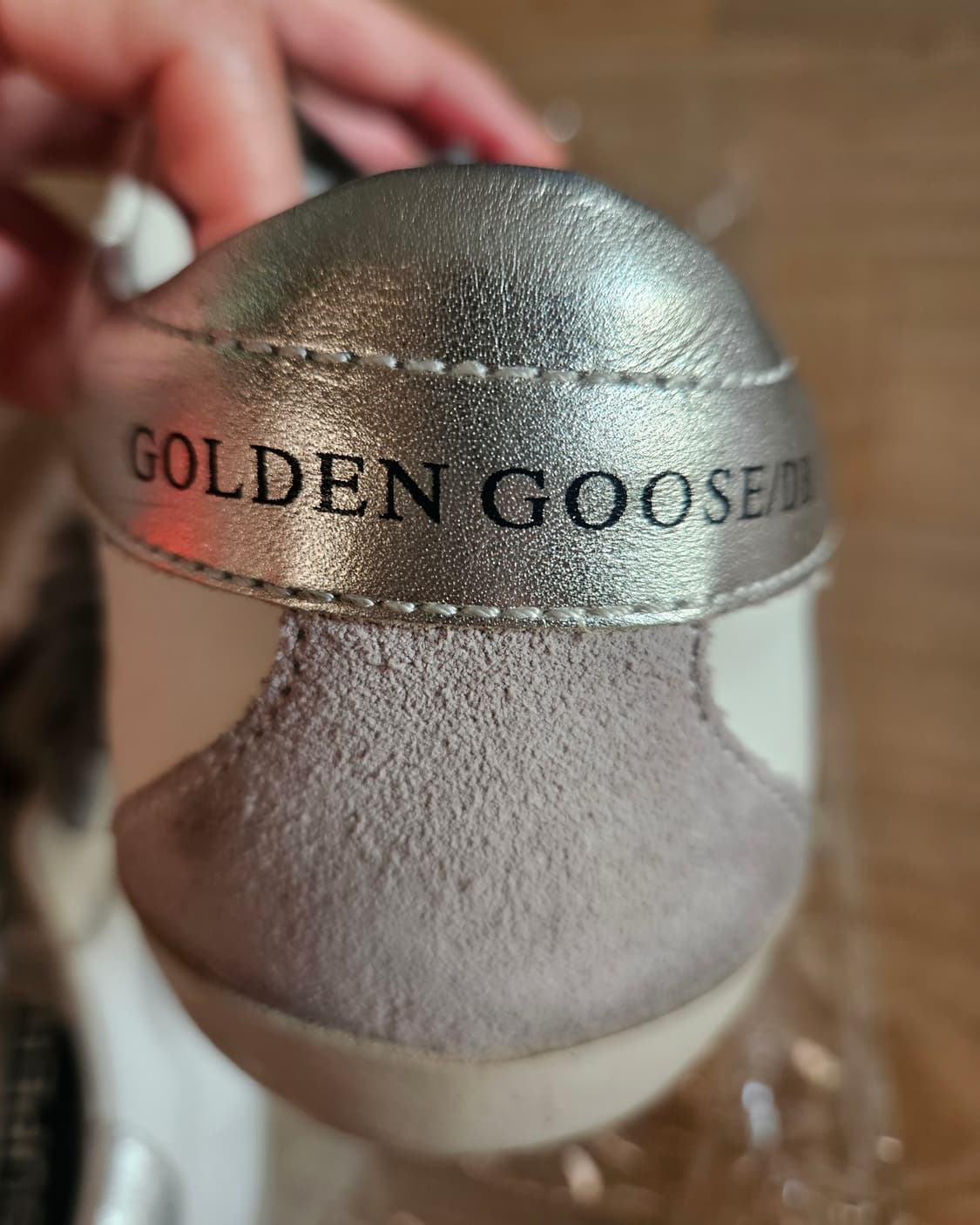 3회 착용) 골든구스 화이트 실버탭 스니커즈 상품이미지6