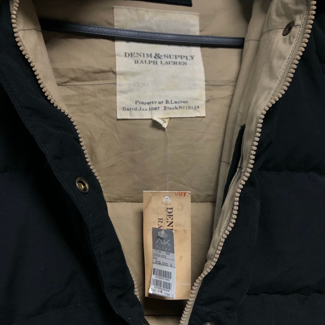 폴로 데님앤서플라이 패딩 자켓 새상품 여성용 상품이미지4