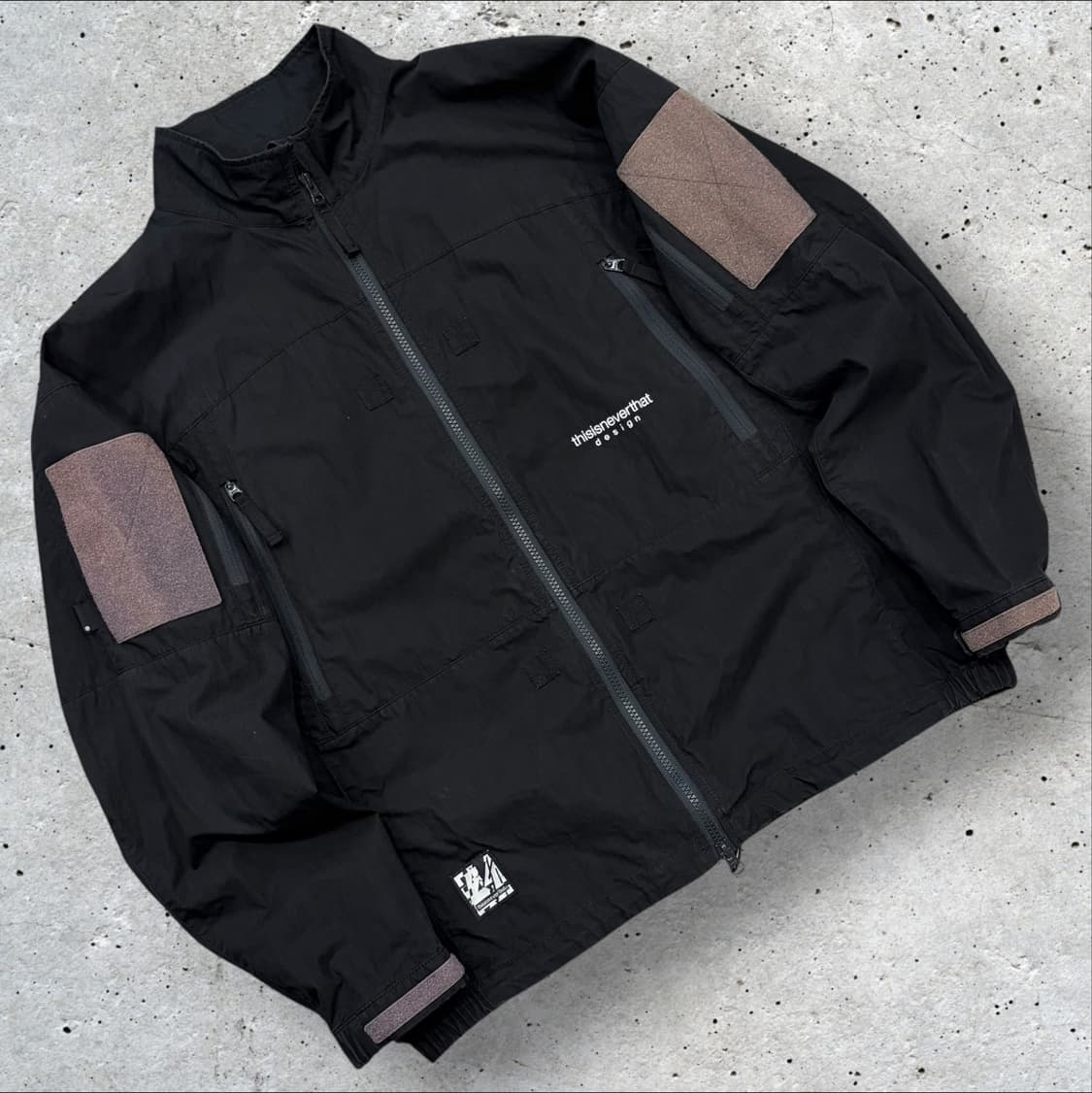 [S] 디스이즈네버댓 블랙 패치 워크 자켓 C975 상품이미지1