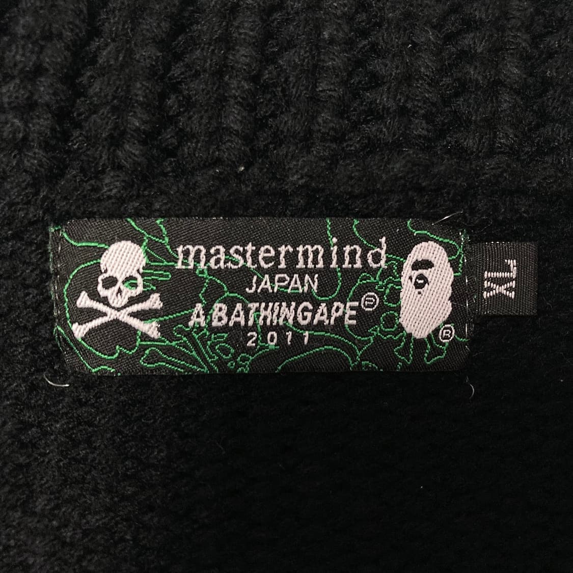 (XL) 마스터마인드재팬 x 베이프 11fw 핸드 니트 코위찬 상품이미지6