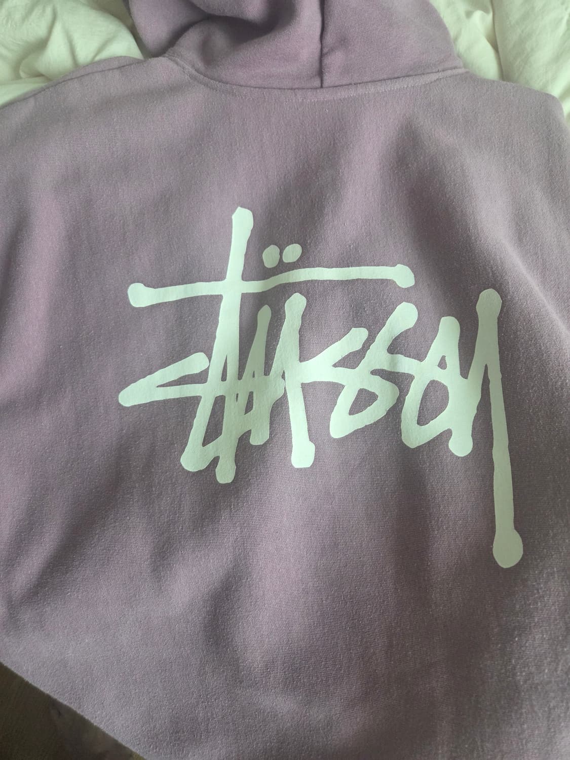 스투시 로고 후드 오키드 L 상품이미지2