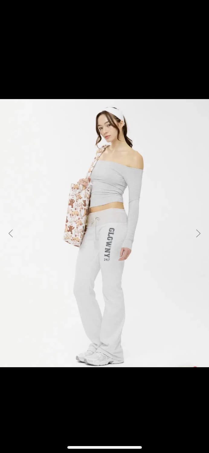 글로니 247 DAY SUNG 셋업 - 화이트 멜란지 상품이미지4