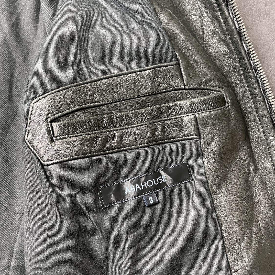 ABAHOUSE 아바하우스 빈티지 레더 자켓 상품이미지4