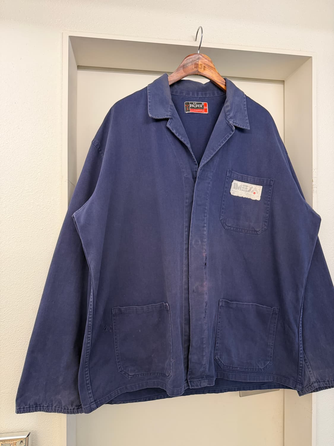 DISTRESSED FADED 1990s EURO WORK 프렌치워크자켓 상품이미지3