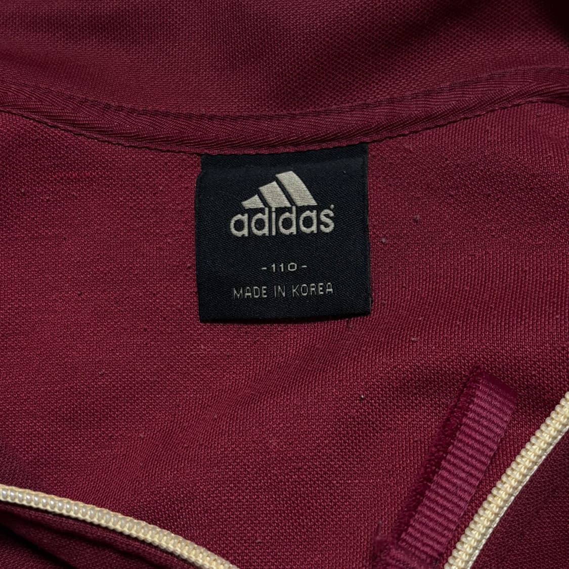 2XL 아디다스 빈티지 버건디 트렉탑 상품이미지4