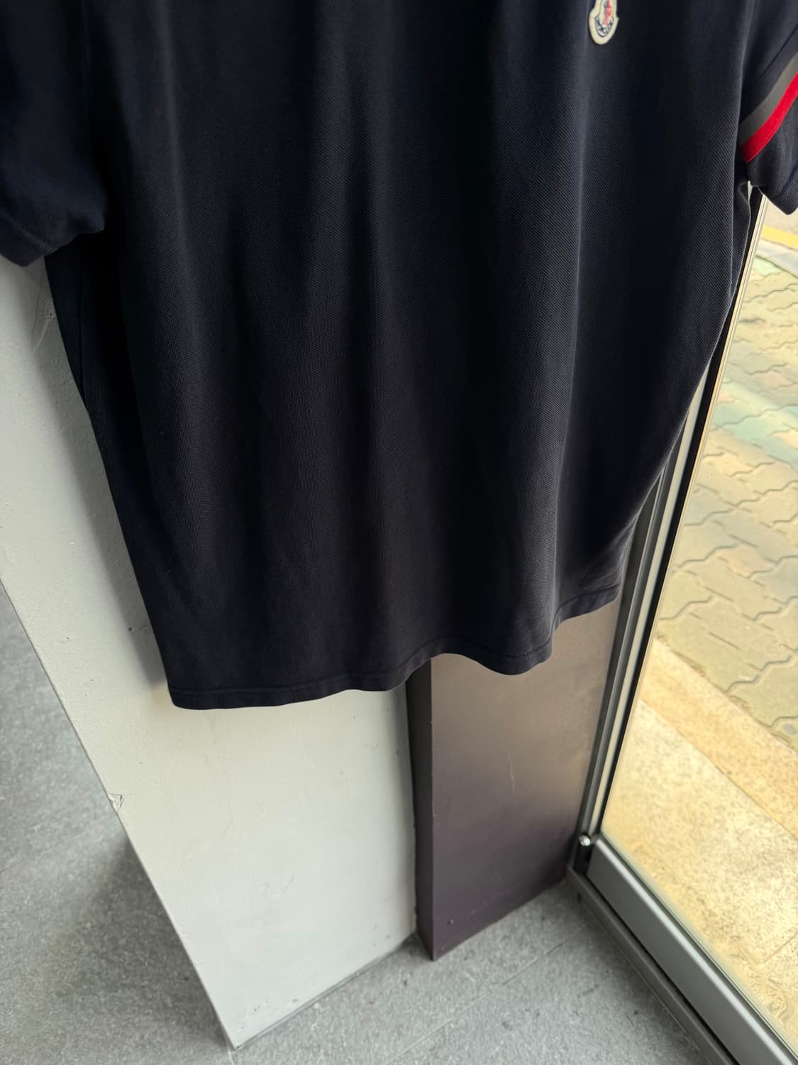 L/ 몽클레어 삼선트리밍 와펜패치 폴로 반팔 상품이미지5