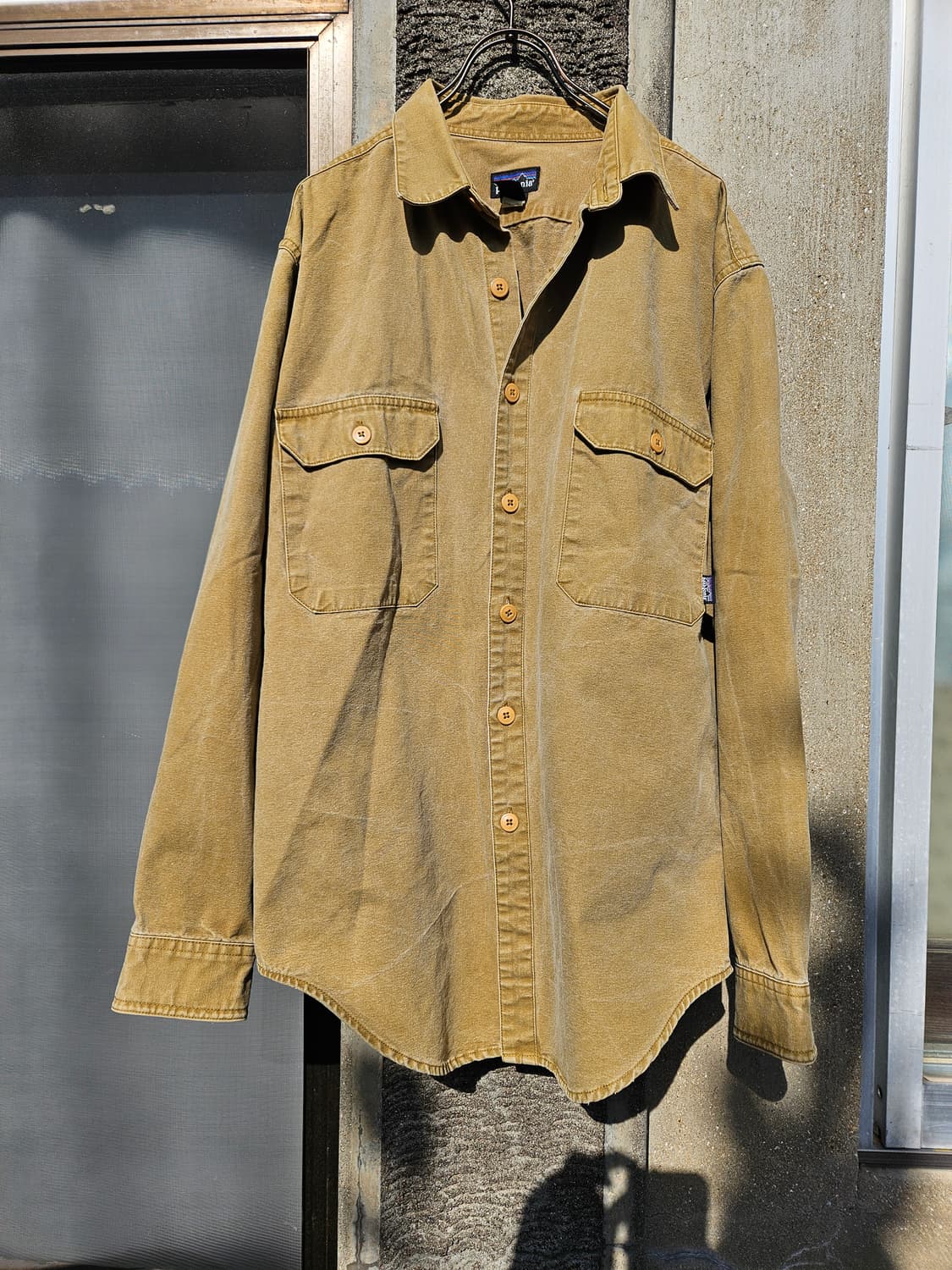 Patagonia 파타고니아 워크셔츠 (L,100~105 카라멜) 상품이미지1