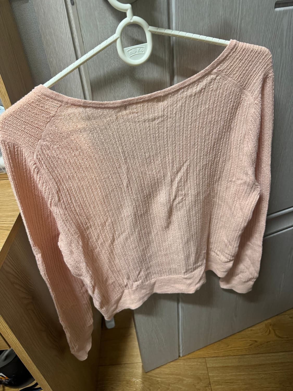 unilqo 유니클로 u넥 핑크가디건 상품이미지3