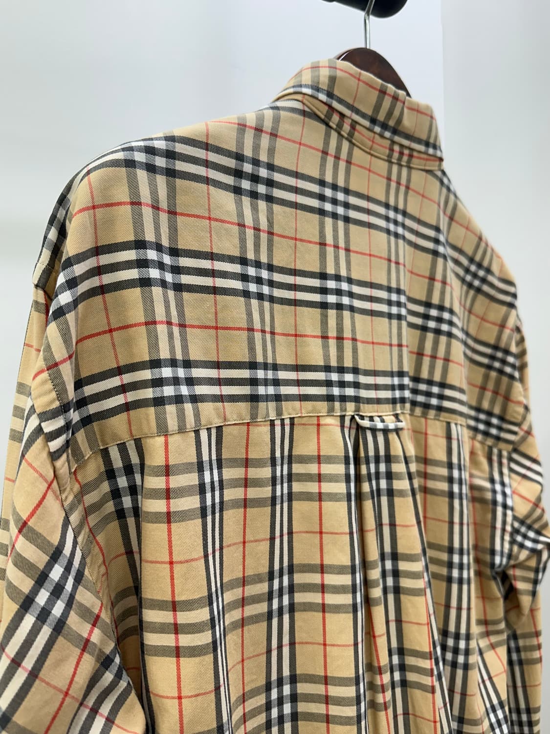 버버리 남성 체크 남방 상품이미지8