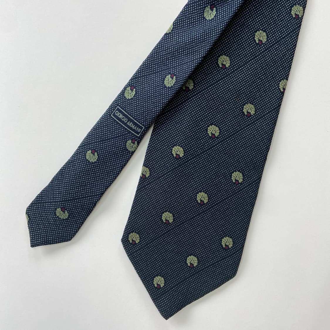 조르지오 알마니 명품 정품 카키넥타이(ARMANI) 상품이미지2