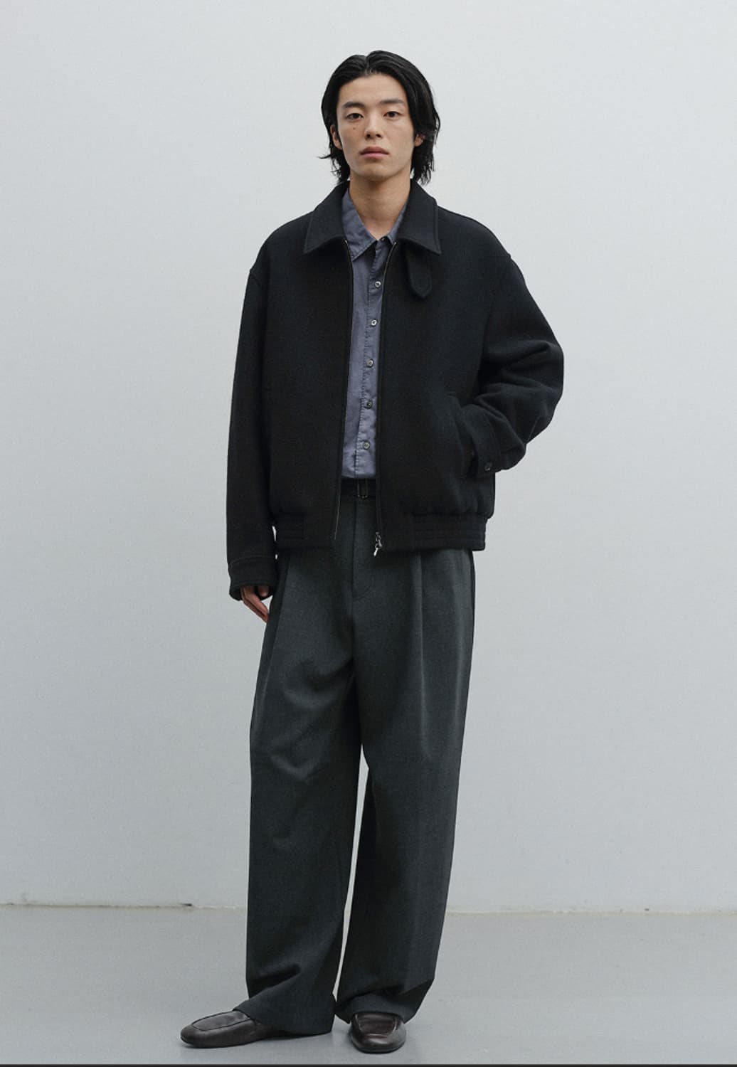 [어나더오피스] 25AW Volume Blouson (Black,S급) 상품이미지3