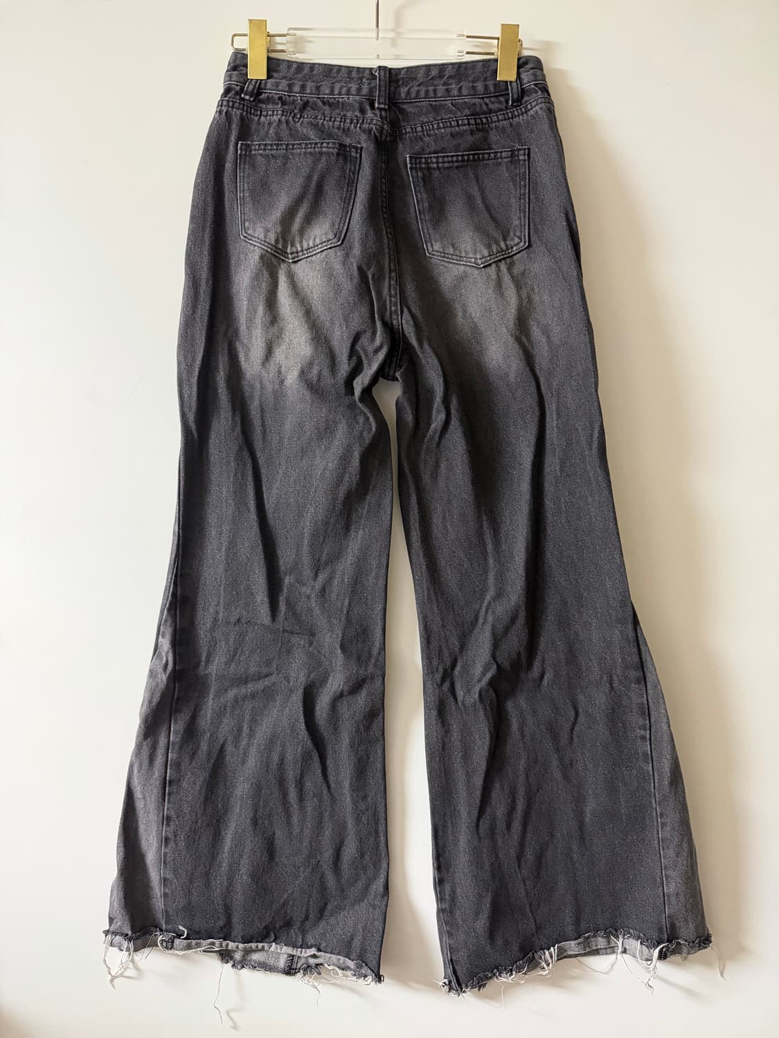 여자 흑청 부츠컷 팬츠 M 상품이미지5