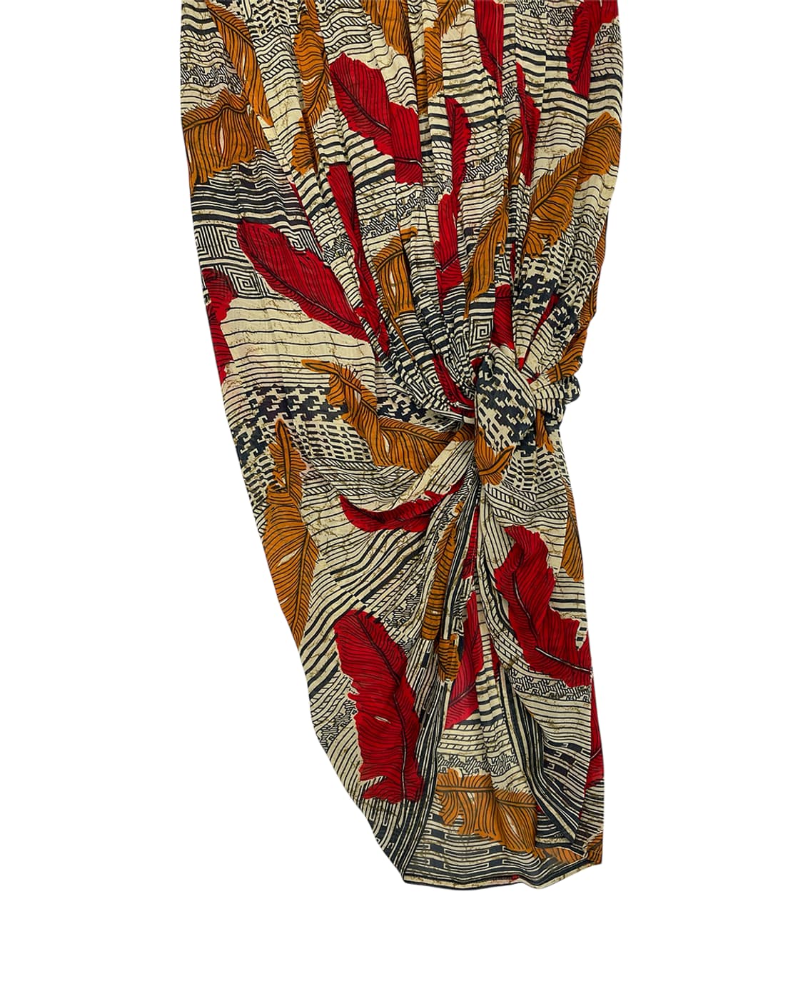 스포츠막스 초기 00s 비대칭 오리엔탈 스커트 상품이미지8