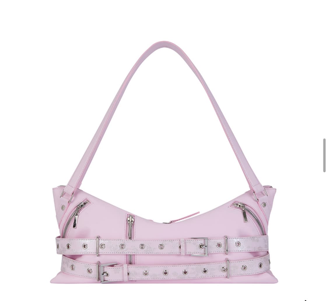 (새상품) SY ROSE BELT SHOULDER BAG(PINK)  상품이미지2