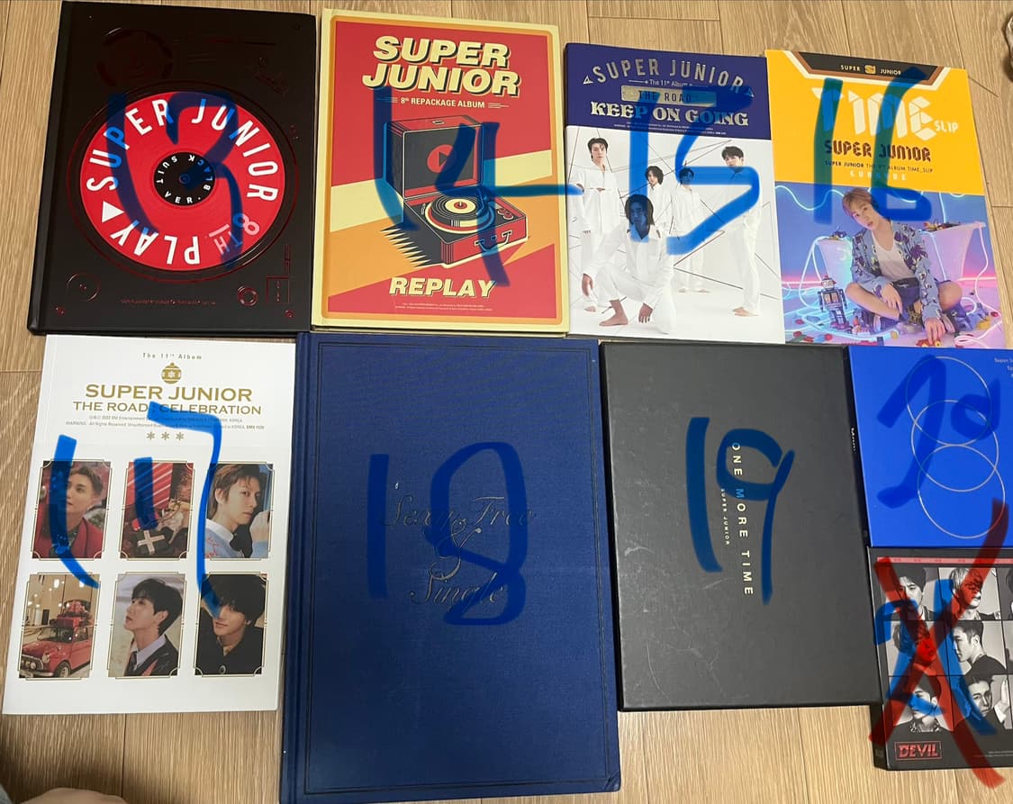 슈퍼주니어 굿즈 앨범 시그 포스터 포카 엽서 1~12집 디앤이 로꾸거 상품이미지2